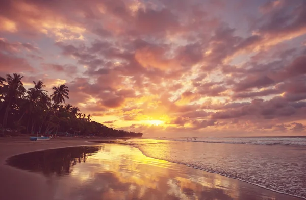 Bela Costa Tropical Oceano Pacífico Costa Rica — Fotografia de Stock
