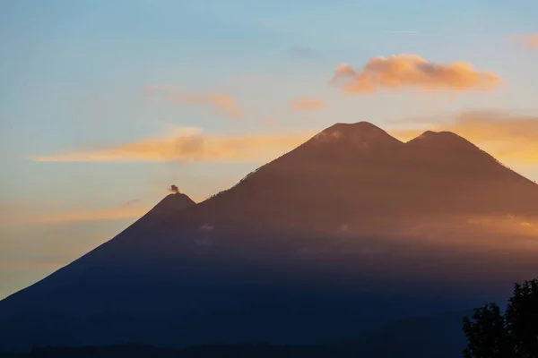 Hermoso Paisaje Volcanes Guatemala América Central — Foto de Stock