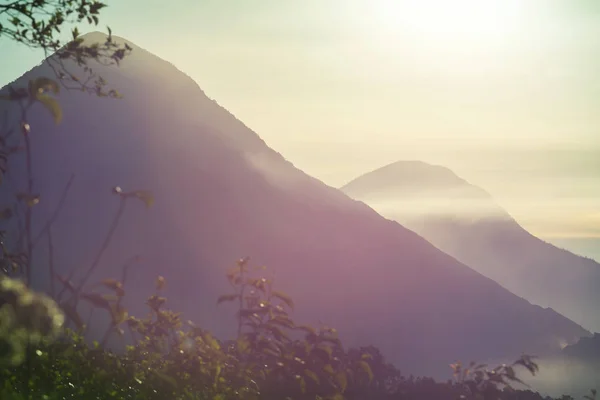 Красиві Вулканів Пейзаж Гватемала Центральна Америка — стокове фото