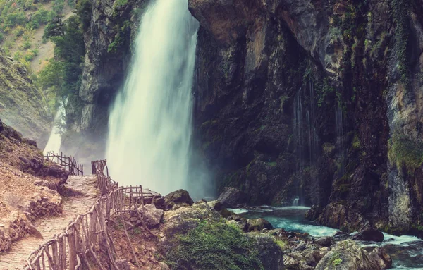 Kapuzbasi Waterval Provincie Kayseri Turkije — Stockfoto