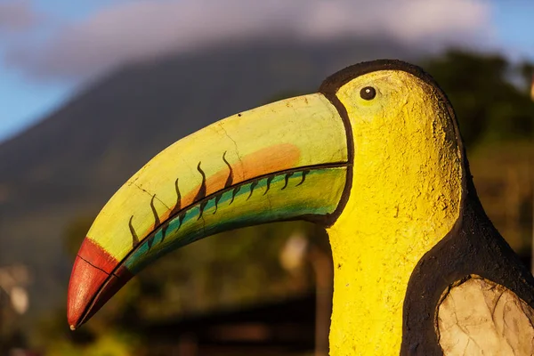 Toucan Skulptur Costa Rica Centralamerika — Stockfoto