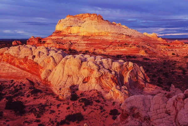 Monument National Des Falaises Vermilion Paysages Lever Soleil — Photo