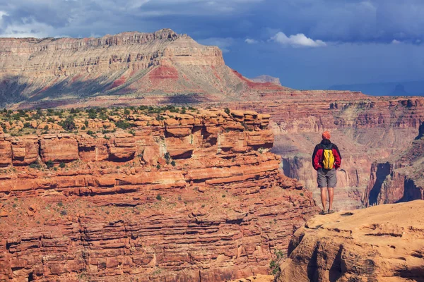 Caminhada no Grand Canyon — Fotografia de Stock