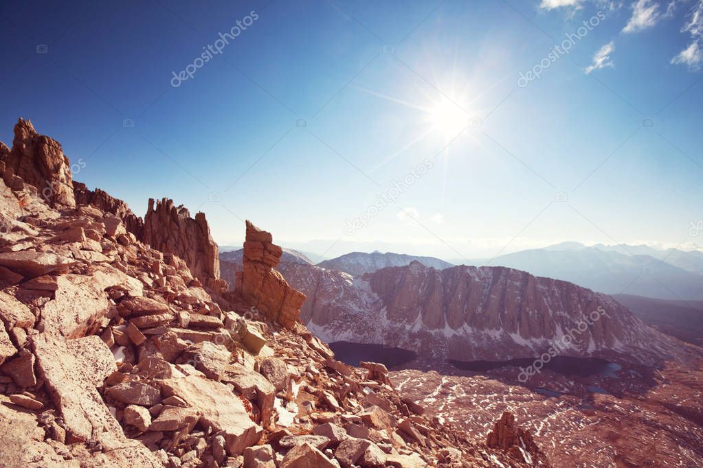 Sierra Nevada mountains nature landscape 
