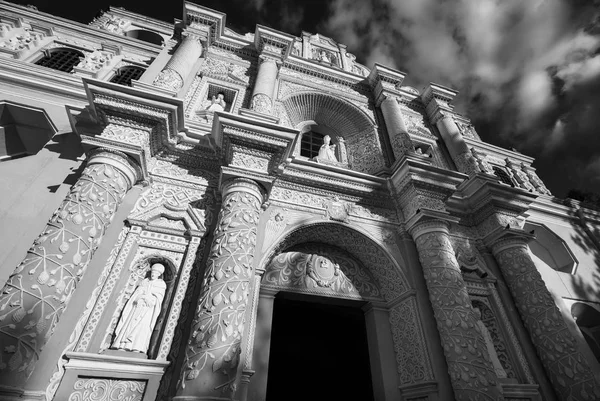 Antigua Guatemala Şehrindeki Sömürge Mimarisi Orta Amerika Guatemala — Stok fotoğraf