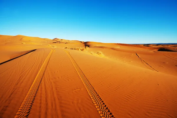 Naturlige Sanddyner Ørkenen – stockfoto