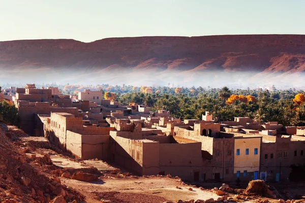 Kasbah Στην Όαση Μαρόκο Αφρική — Φωτογραφία Αρχείου