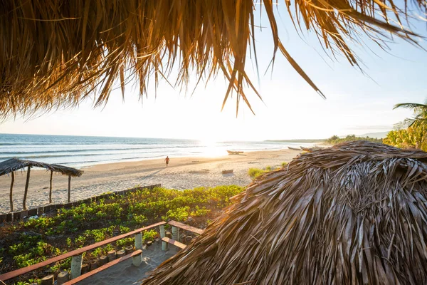 Serenità Sulla Spiaggia Tropicale — Foto Stock