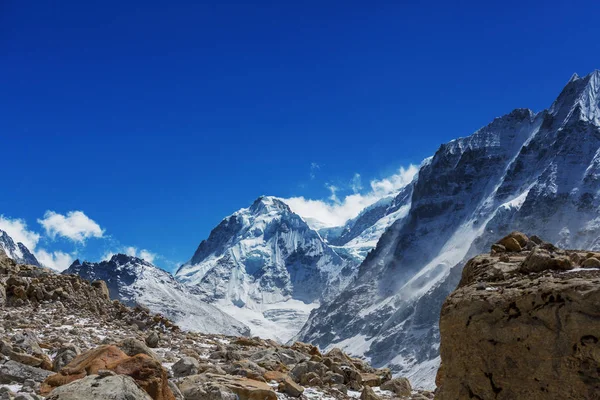 Вид Горы Канченджанга Гималаи Непал — стоковое фото