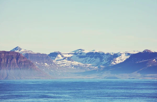 Hård Arktisk Terräng Island — Stockfoto
