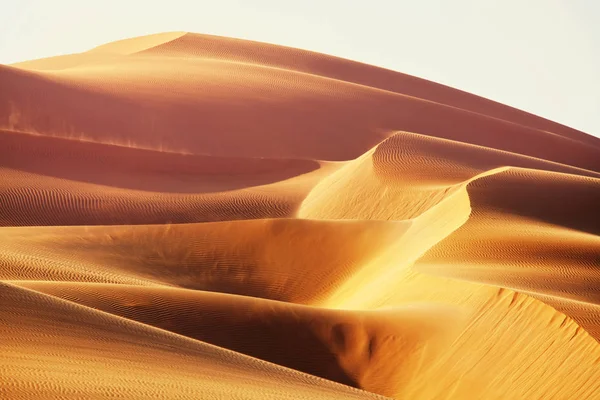 Γραφικοί Αμμόλοφοι Στην Έρημο — Φωτογραφία Αρχείου