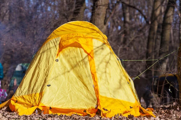 Tent Forest Hiking Concept — Stock Photo, Image