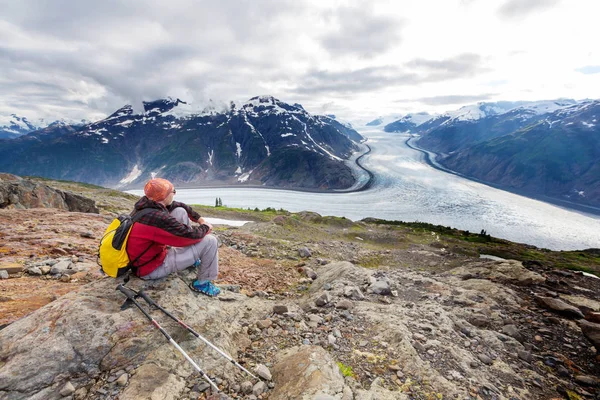 Ghiacciaio Del Salmone Stewart Canada — Foto Stock