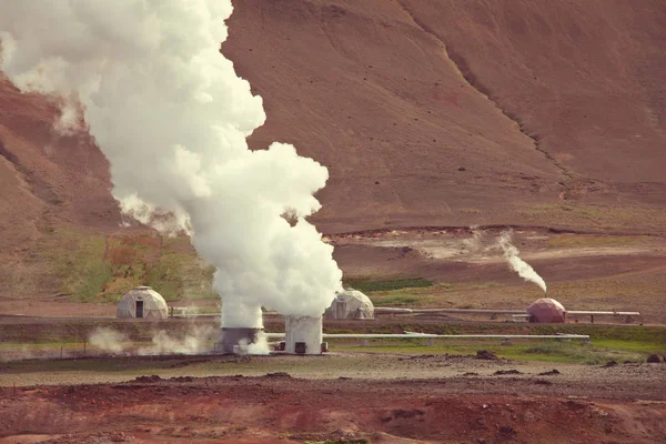 Central Térmica Islandia —  Fotos de Stock