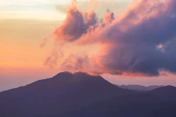 Hermoso Volcán Parque Nacional Cerro Verde Salvador Atardecer — Foto de Stock
