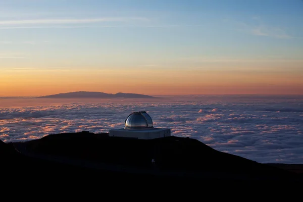 Pôr Sol Mauna Kea Havaí — Fotografia de Stock