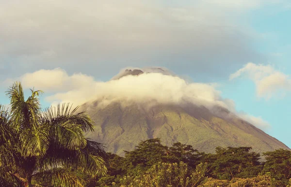 Sceniczny Wulkan Arenal Costa Rica Ameryka Środkowa — Zdjęcie stockowe