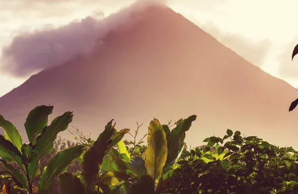 Vulcano Arenal Scenico Costa Rica America Centrale — Foto Stock