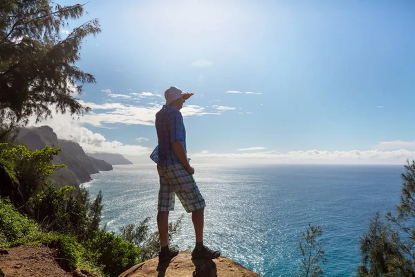 Escursione Pali Costa Kauai Icland Hawaii — Foto Stock