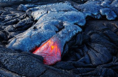 Kilauea, Hawaii büyük ada üzerinde aktif yanardağ