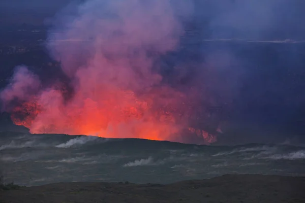 Kilauea Vulcano Attivo Big Island Hawaii — Foto Stock