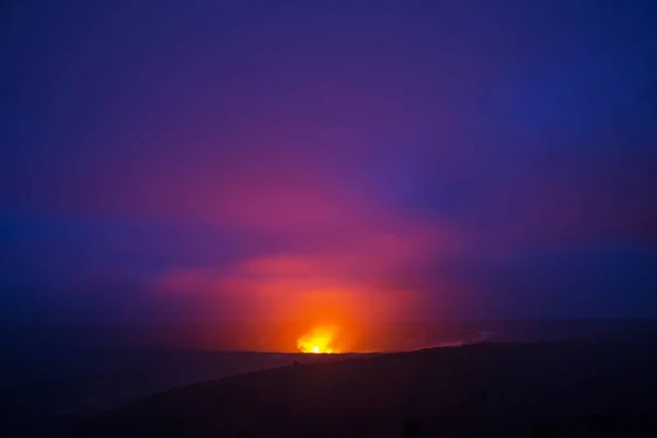 Aktywny Wulkan Kilauea Big Island Hawajach — Zdjęcie stockowe