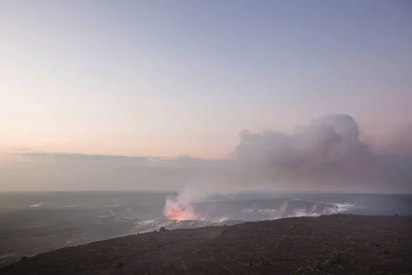 Volcan Actif Kilauea Sur Big Island Hawaï — Photo