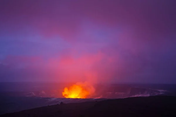 Aktivní Sopka Kilauea Big Island Havaji — Stock fotografie