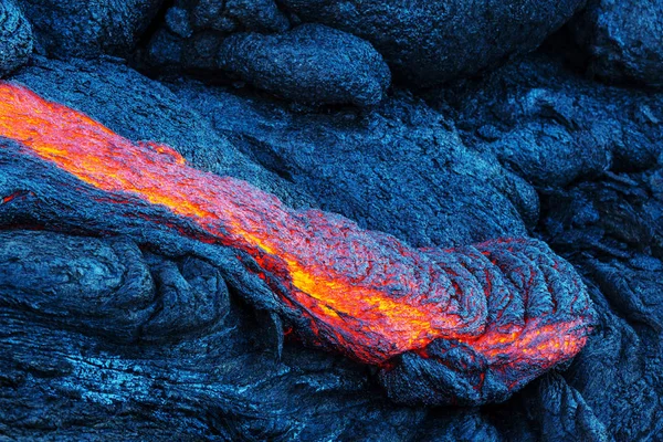 Vulcão Ativo Kilauea Big Island Havaí — Fotografia de Stock