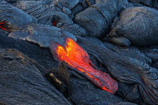 Aktywny Wulkan Kilauea Big Island Hawajach — Zdjęcie stockowe