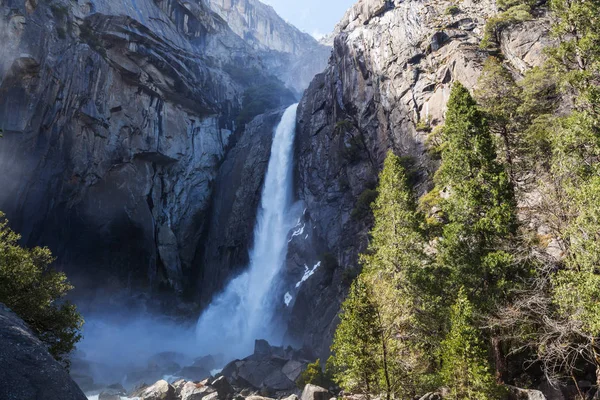 Güzel Erken Bahar Manzaraları Yosemite Milli Parkı Nda Yosemite Abd — Stok fotoğraf