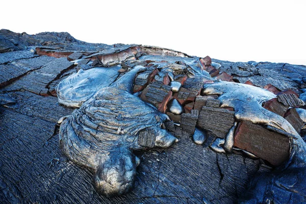 Tubo Lava Ilha Grande Havaí Eua — Fotografia de Stock