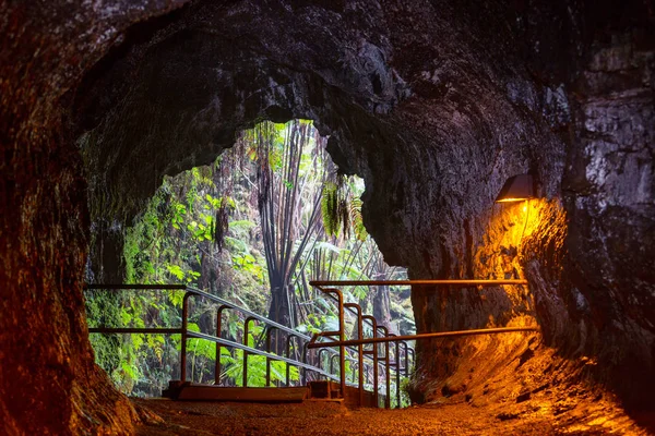 lava tube on Big island Hawaii, USA