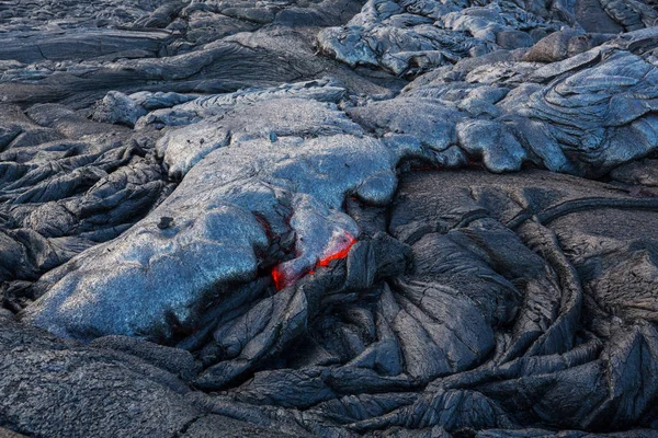 Lava Stroom Big Island Hawaï — Stockfoto