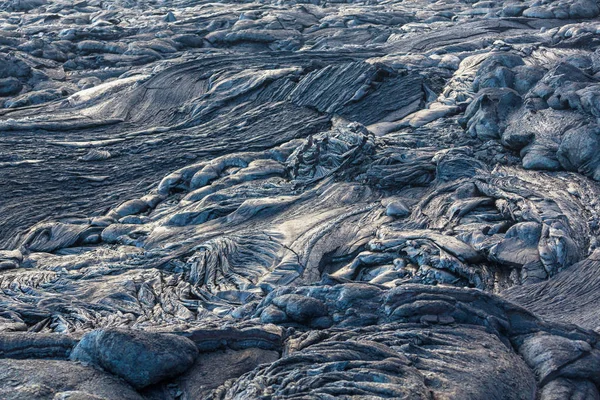 夏威夷大岛上的熔岩流 — 图库照片