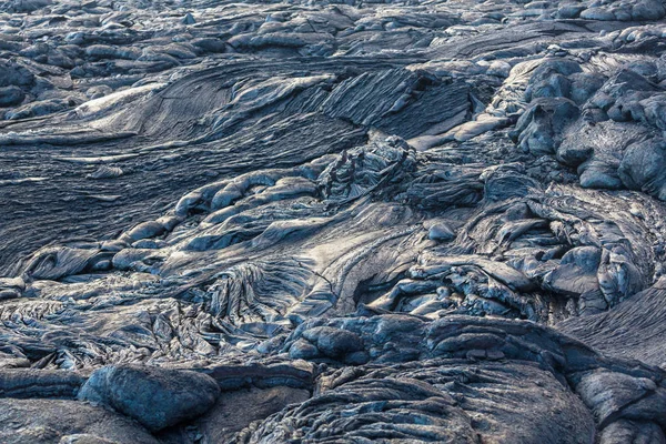 Lava Ροή Στο Μεγάλο Νησί Χαβάη — Φωτογραφία Αρχείου