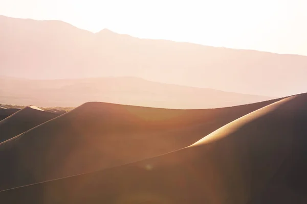 Duinen Death Valley National Park Californië Verenigde Staten — Stockfoto