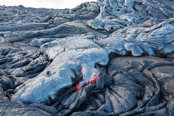 Aktywny Wulkan Kilauea Big Island Hawajach — Zdjęcie stockowe