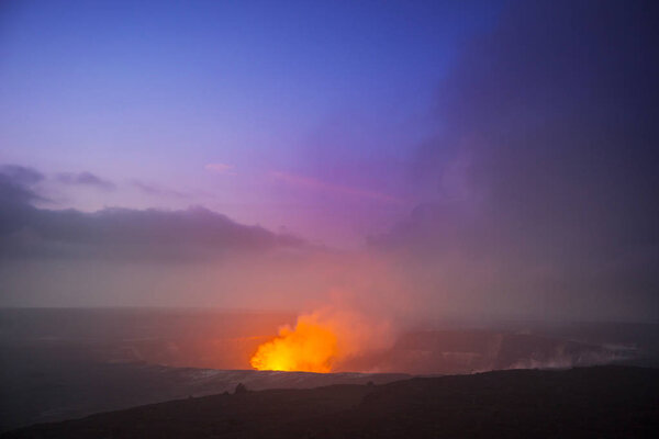 Kilauea Active Volcano on Big Island, Hawaii