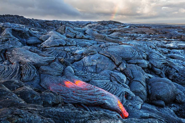 Kilauea Aktiver Vulkan Auf Großer Insel Hawaii — Stockfoto