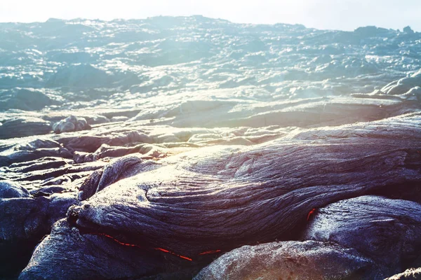 Actieve Vulkaan Kilauea Big Island Hawaii — Stockfoto