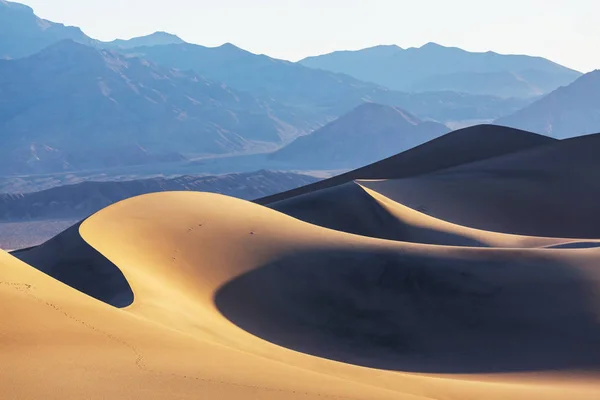Homokdűnék Death Valley Nemzeti Park Kalifornia Usa — Stock Fotó