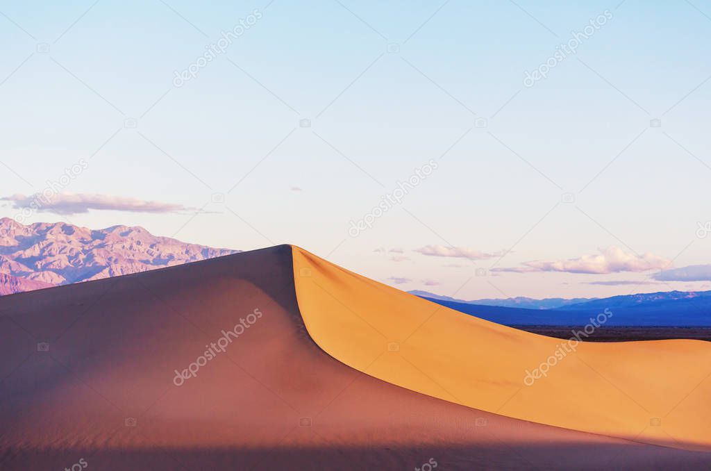 Sand dunes in Death Valley National Park, California, USA