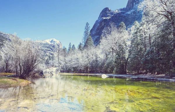 Hermosos Paisajes Primaverales Parque Nacional Yosemite Yosemite — Foto de Stock