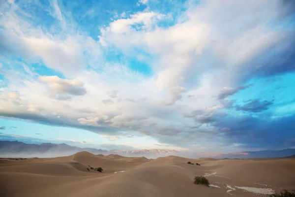 Dunas Areia Death Valley National Park Califórnia Eua — Fotografia de Stock