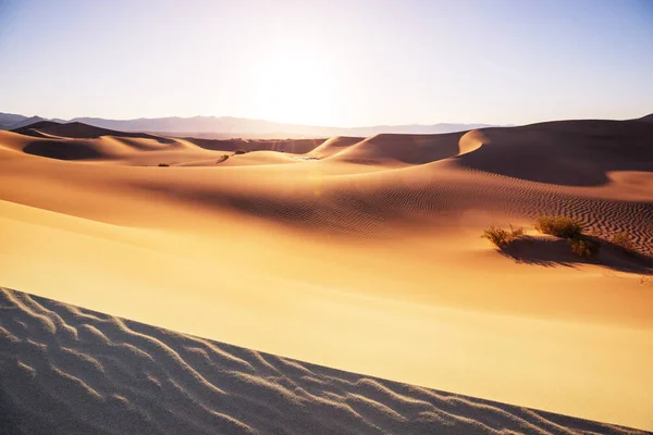 Homokdűnék Death Valley Nemzeti Park Kalifornia Usa — Stock Fotó