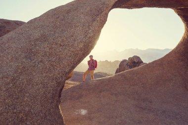 Alabama tepelerinde alışılmadık taş oluşumları, California, Usa