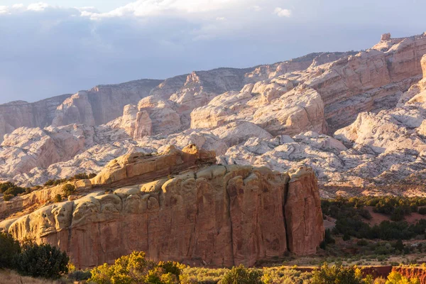 Sandsteinformationen Utah Usa Schöne Ungewöhnliche Landschaften — Stockfoto