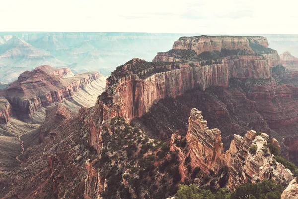 Malerische Landschaften Der Grand Canyon Arizona Usa Schöner Natürlicher Hintergrund — Stockfoto