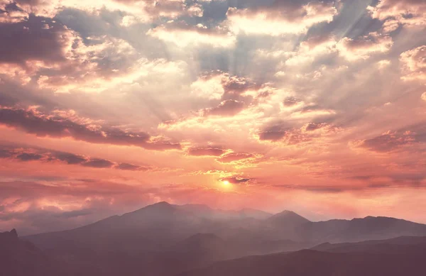 Hermosa Escena Del Amanecer Volcán Haleakala Isla Maui Hawai — Foto de Stock